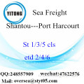 Port de Shantou LCL Consolidation à Port-Harcourt